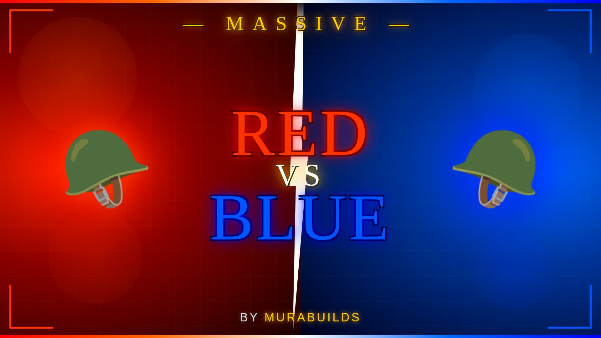 巨大なレッド対ブルー