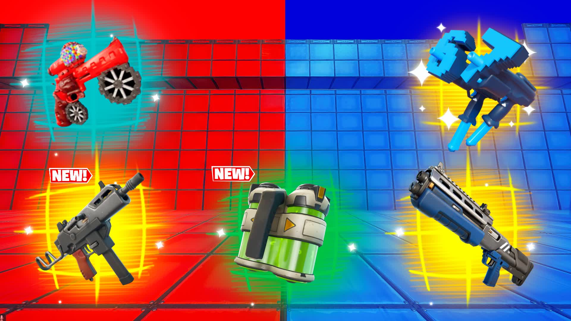 MEGA RED VS BLUE 🔴🔵 (FFA)