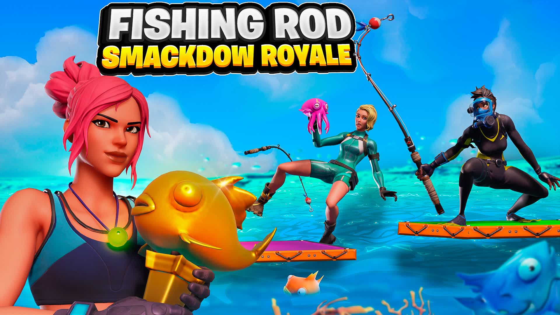 🎣Fishing Rod Smackdown Royale🐙