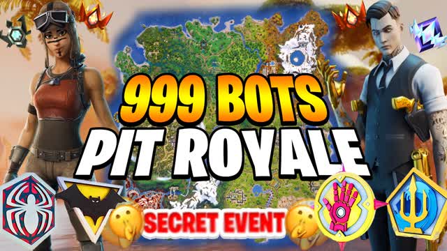 99 BOTS RANKED🌌PIT ROYALE🎯SECRET EVENT