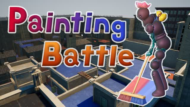 市街地陣取り　painting battle