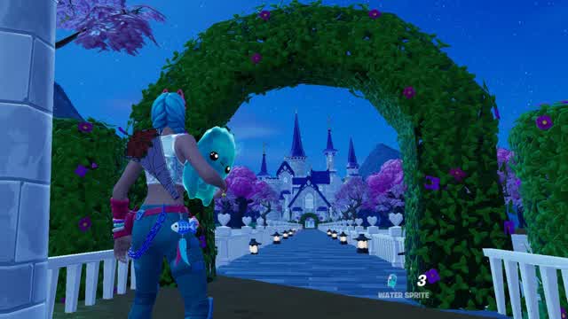 Capture 1 – Enchanted Pink Sprite Forest With Castle