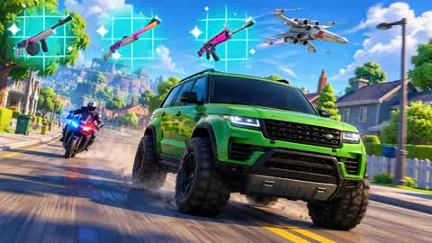 🚗CITY DRIVE FUN WEAPONS🚗