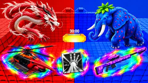 RED VS BLUE ANIMALS 🔴🔵