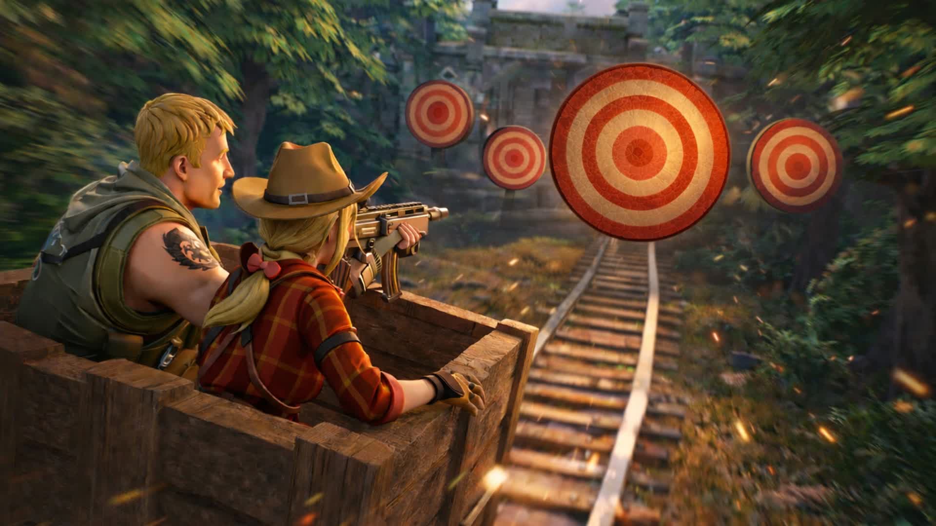 Minecart Adventure Shooting Game 2189-8866-1281 by bobotenman - Fortnite