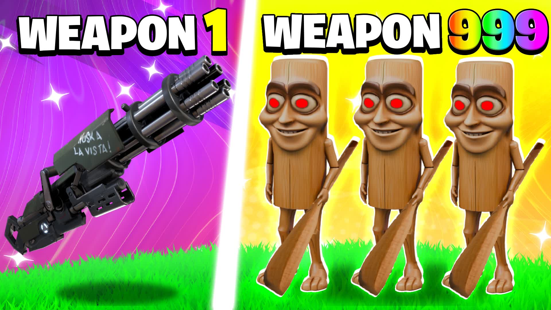 ULTRA MEGA MEME⭐GUN GAME👀ONE SHOT