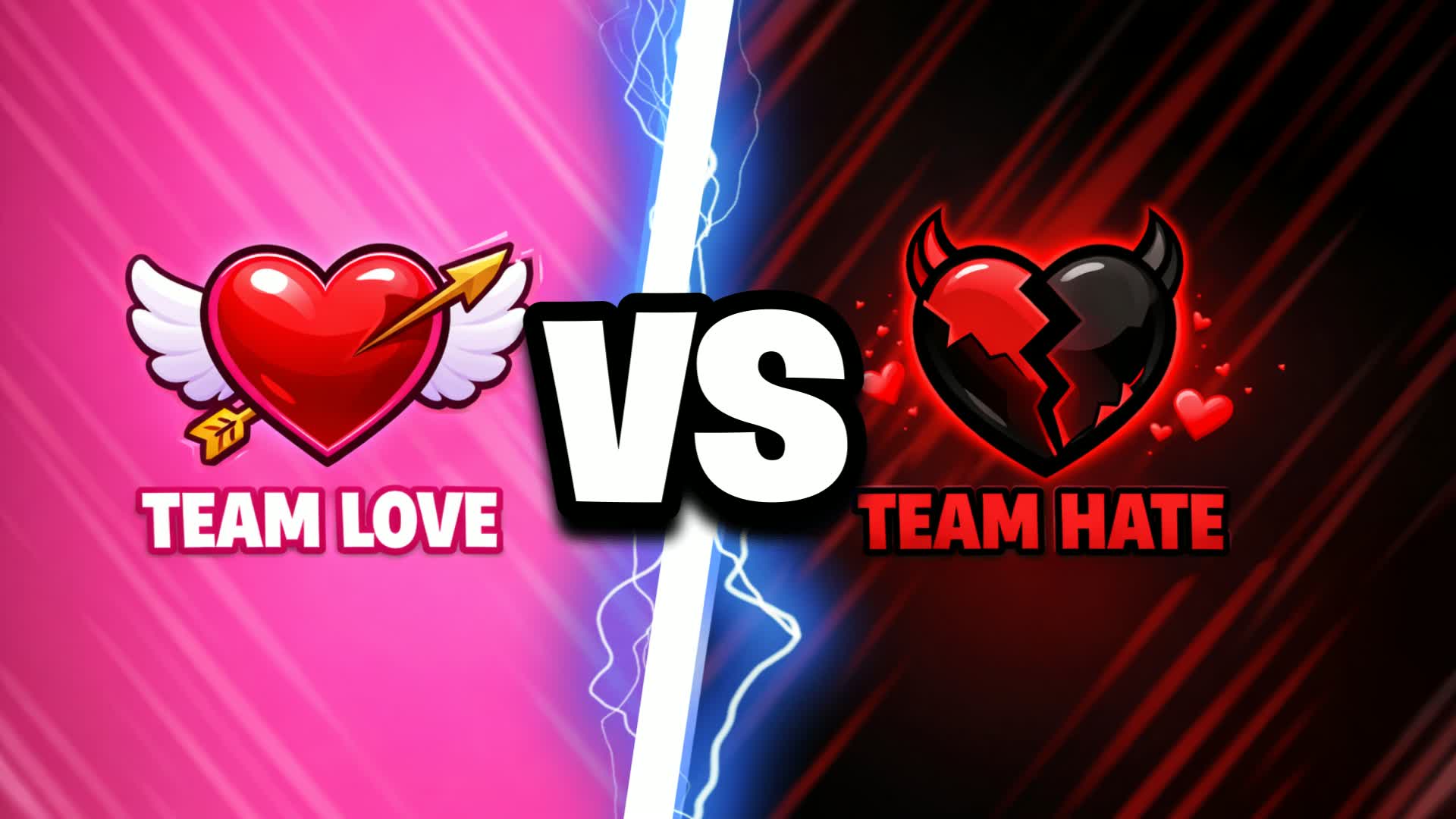 LOVE VS HATE