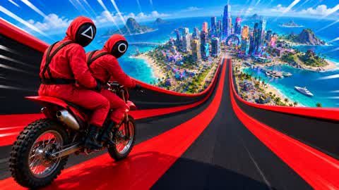 DRIVE ON THE SUPER RAMP - CAR GAME