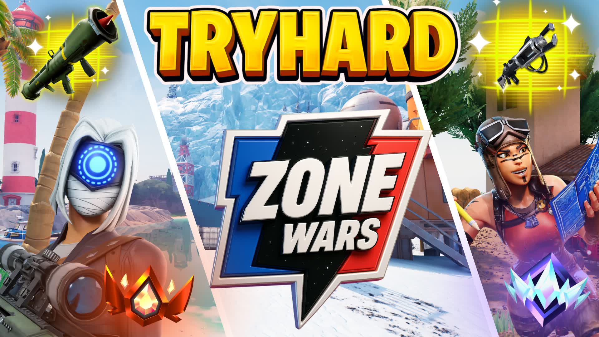🔫 RANKED TRYHARD ZONE WARS 🌀🔥