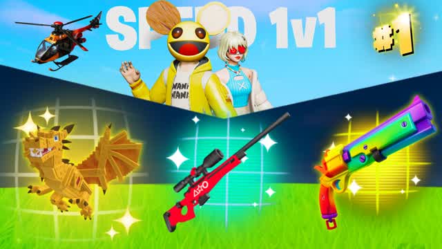SPEED 1V1 FFA - ALL GUNS & RIDES
