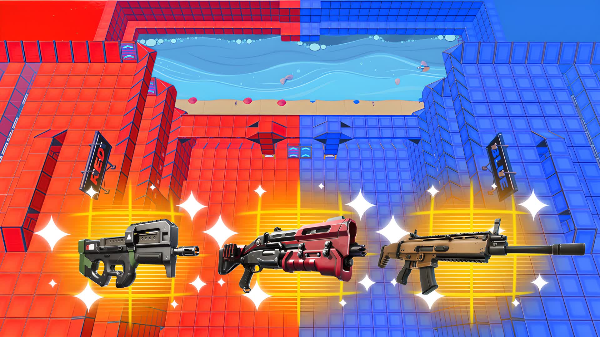 💥BATTLE WAVE 🔴🔵 RED VS BLUE