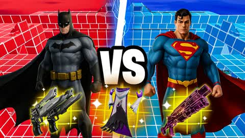 EPIC RED VS BLUE 🔴🔵 Superman VS Batman