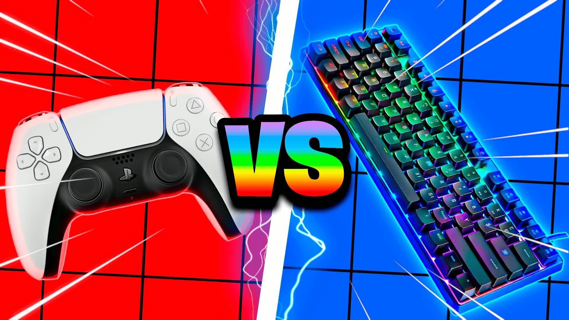 BIG CONSOLE VS KEYBOARD 🔴🔵 CH8