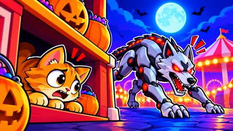 CAT VS WOLF: HIDE AND SEEK