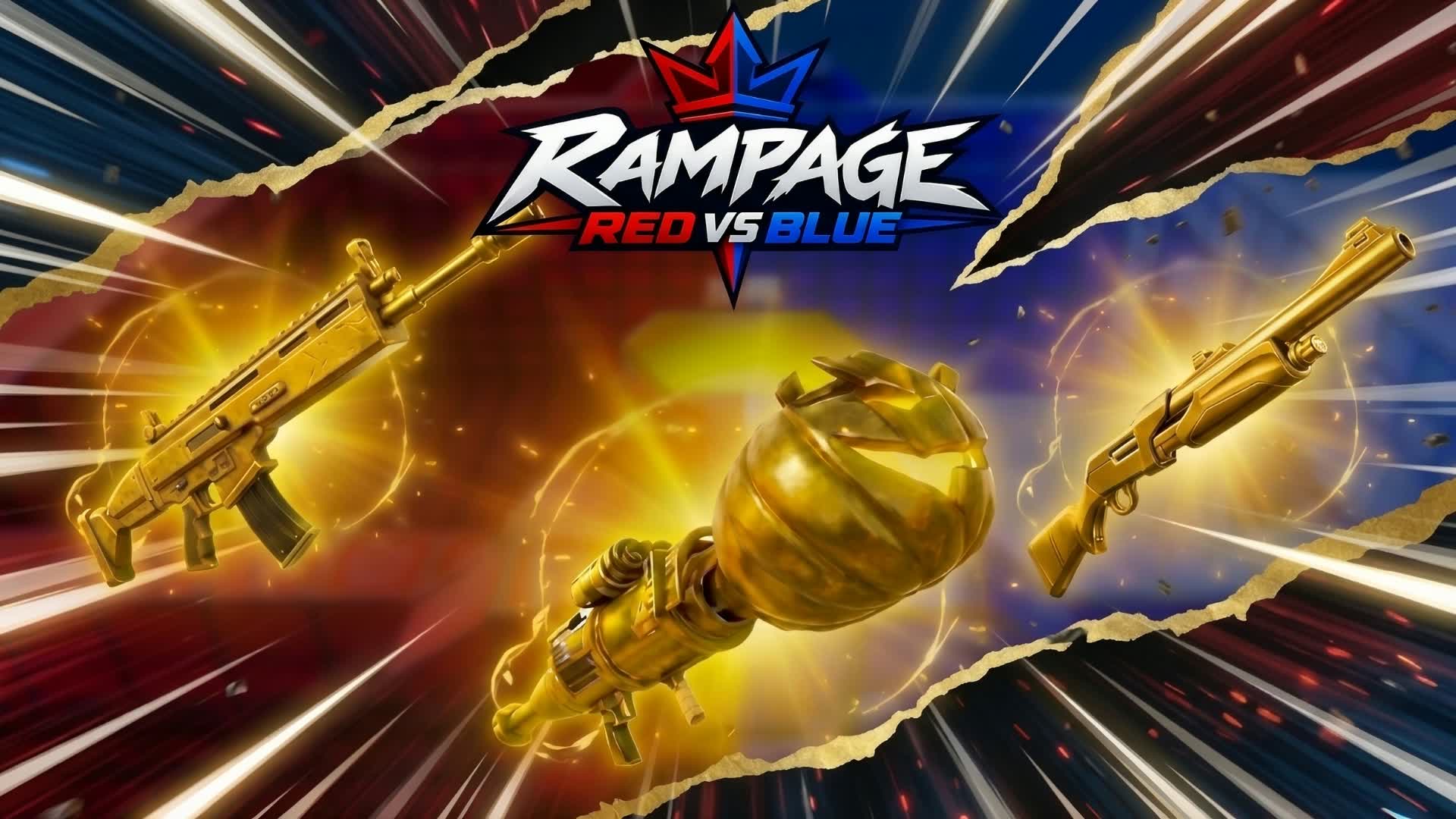 RAMPAGE RED VS BLUE 🔴🔵 スーパーパワー