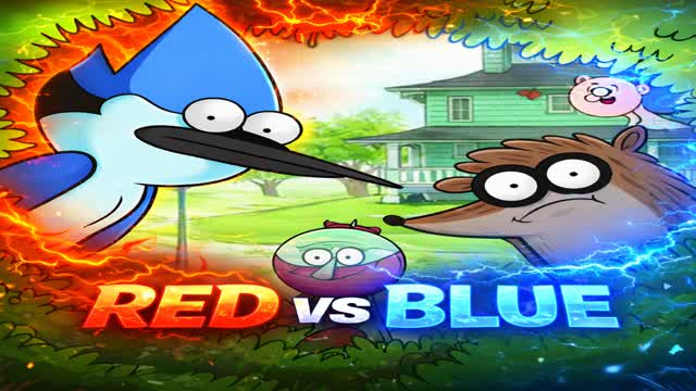 Regular Show Red Vs Blue