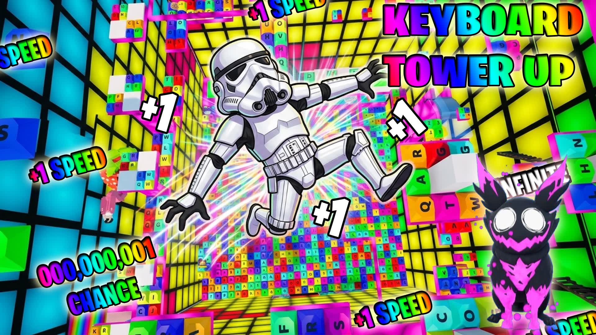 KEYBOARD TOWER SPEED BRAINROTS 🎵 ASMR