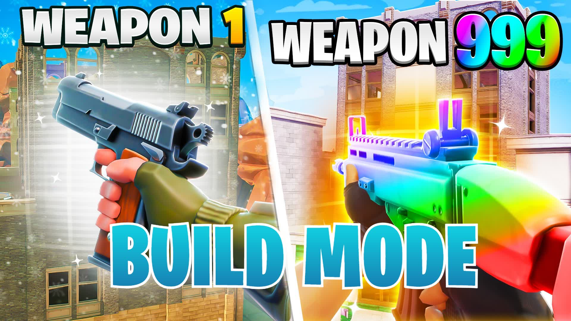 CRAZY BUILD🔨 GUN GAME 🔫TILTED TOWERS🏢