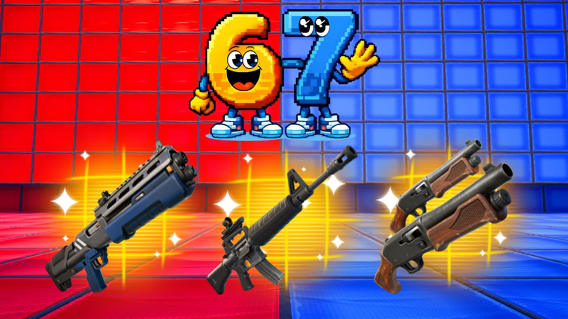 67 RED VS SANTA BLUE🔴🔵