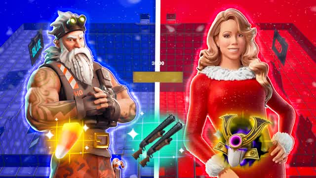 SANTA VS MARIAH CAREY 🔴🔵 WINTERFEST 🎅