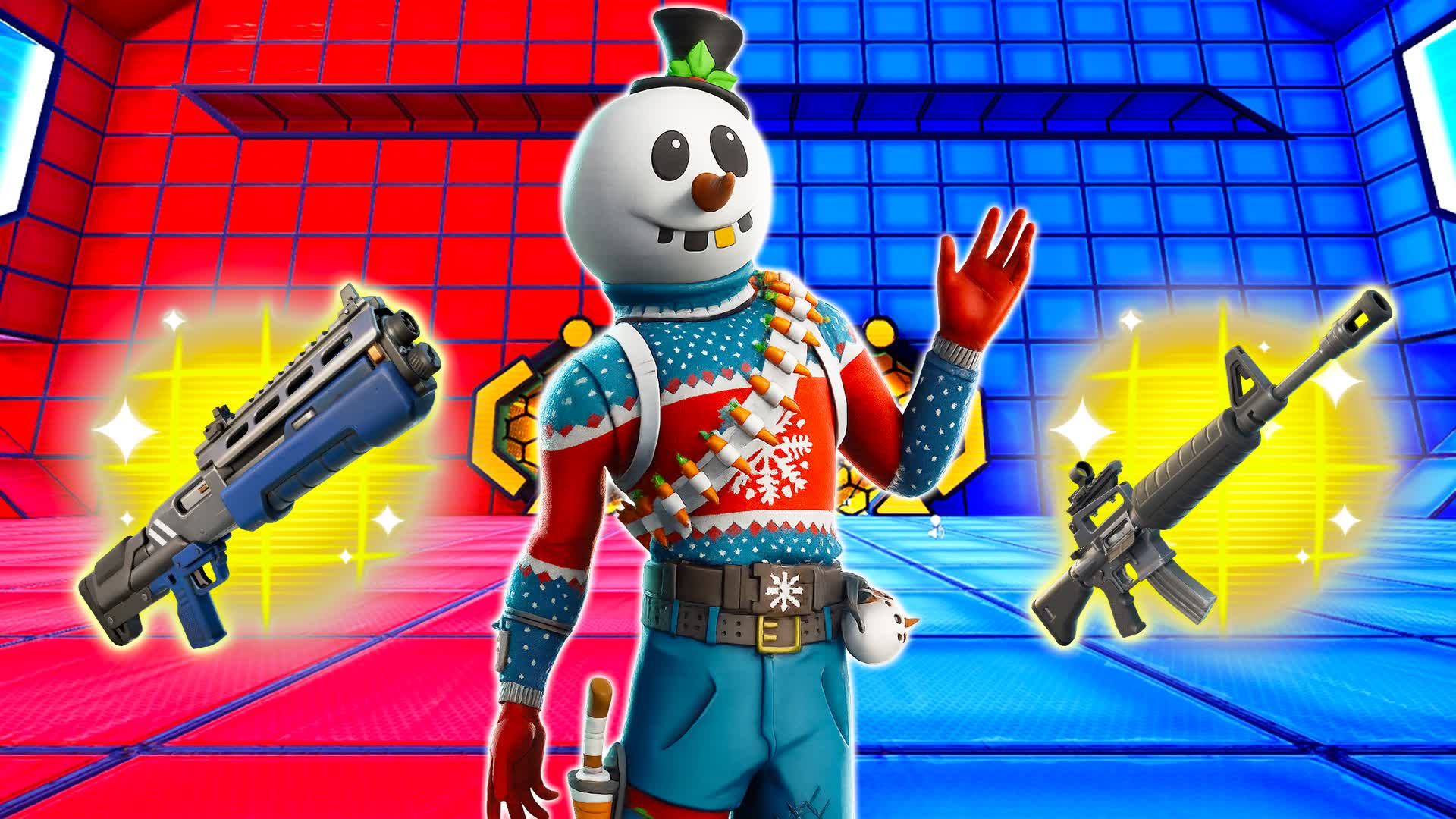 SNOWMAN RED VS BLUE 🔴🔵 VONTREX