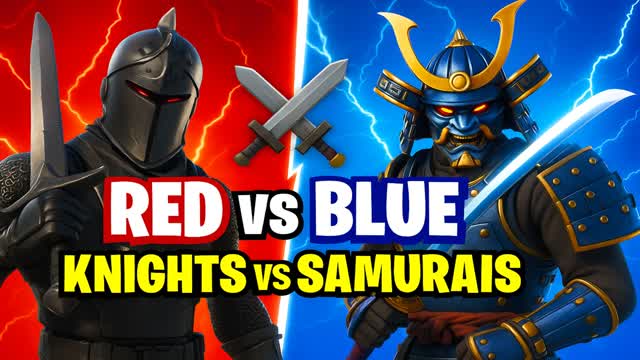 RED vs BLUE ⚔️ KNIGHTS vs SAMURAIS