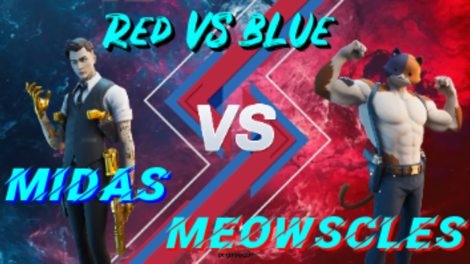 赤と青のマイダスVSミーオスカル