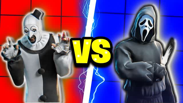 ART VS GHOST RED VS BLUE 🔴🔵 ANDRY