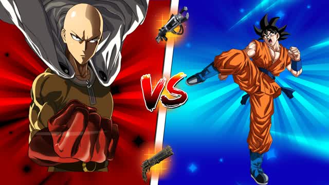 SAITAMA VS GOKU RED VS BLUE 🔴🔵