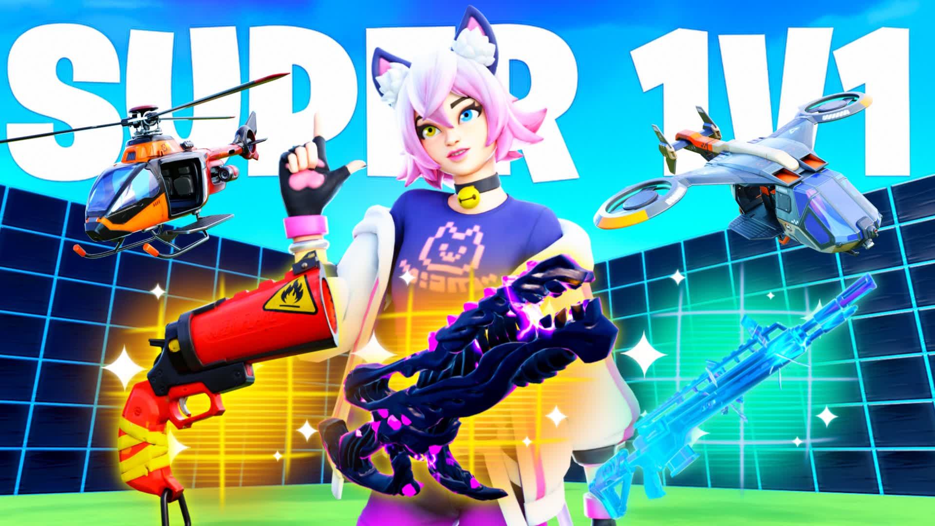 SUPER 1V1 ALL GUNS ＆ VEHICLS FFA