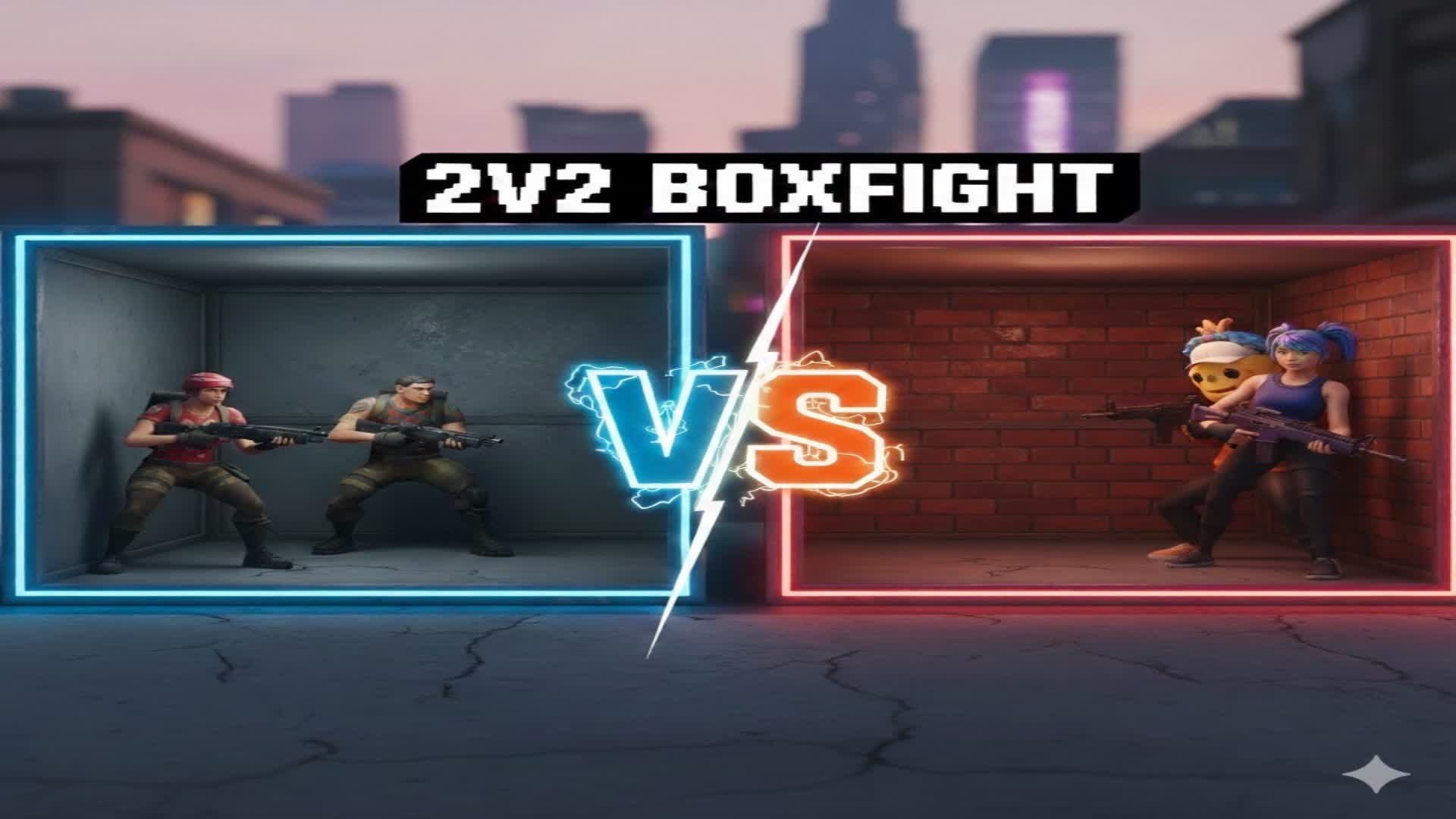 2 v 2 Backrooms Box PvP