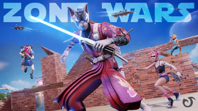 Rapid Zone Wars Late game ch6 1v1v1 🎯