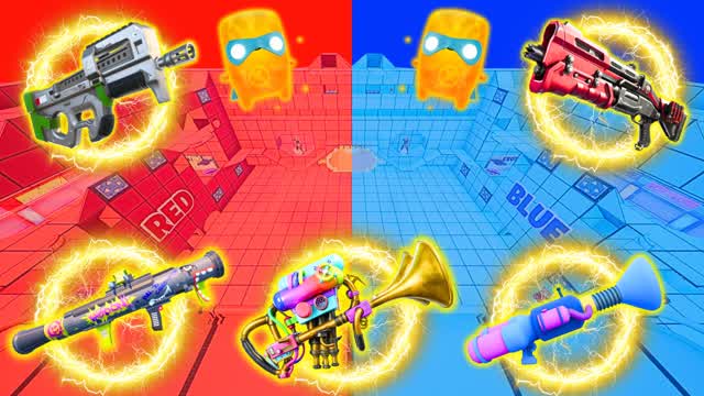 SLAPPY RED VS BLUE 🔴🔵 WITH GRIND RAILS