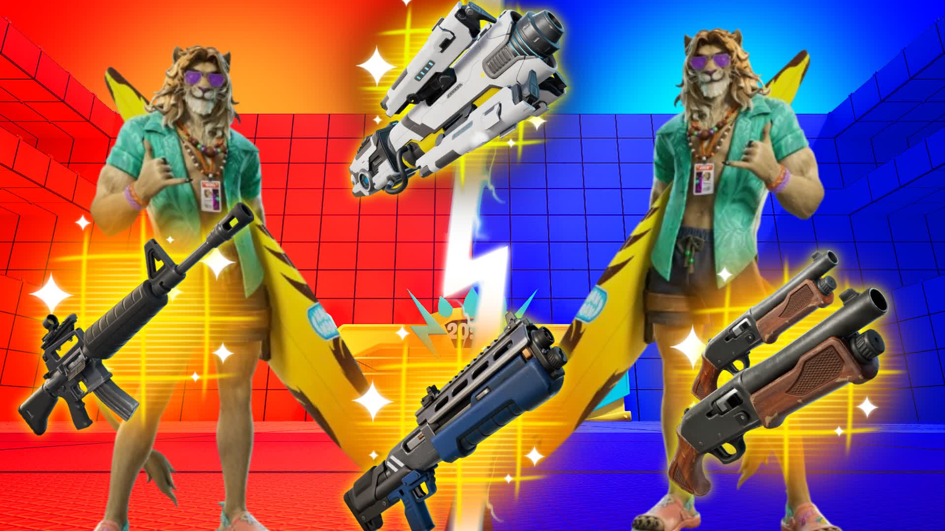 ULTIMATE POWER RED VS BLUE🔴🔵