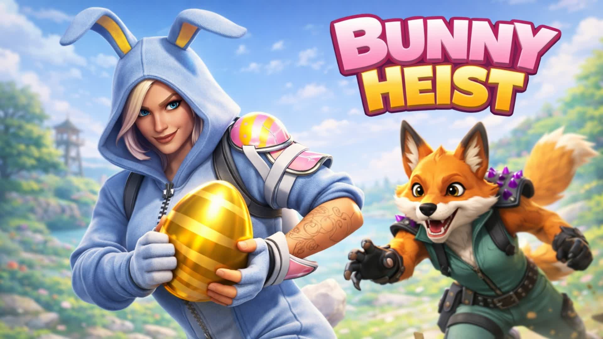 バニーヘイスト: キツネ vs ウサギの卵探し 🦊🐰