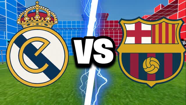 REAL VS BARCA1 RED VS BLUE 🔴🔵