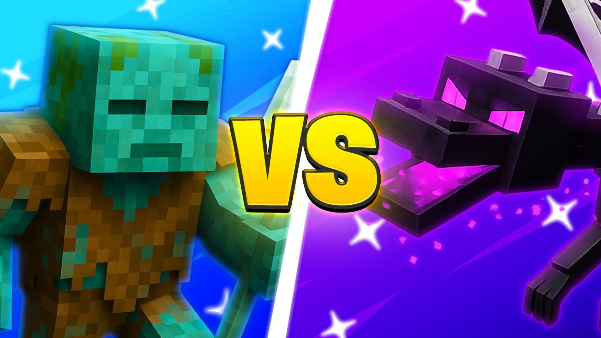 💙ZOMBIE VS ENDER DRAGON💜