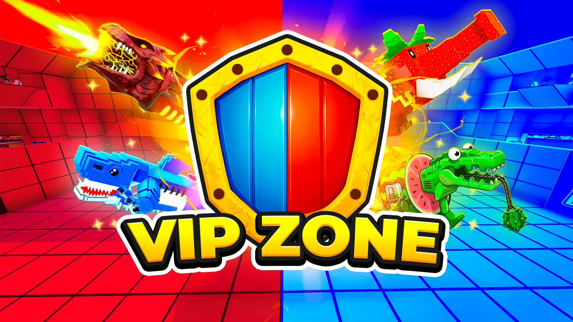 MEGA VIP RED VS BLUE