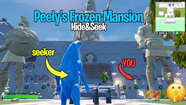 Peely's Frozen Mansion Hide And Seek