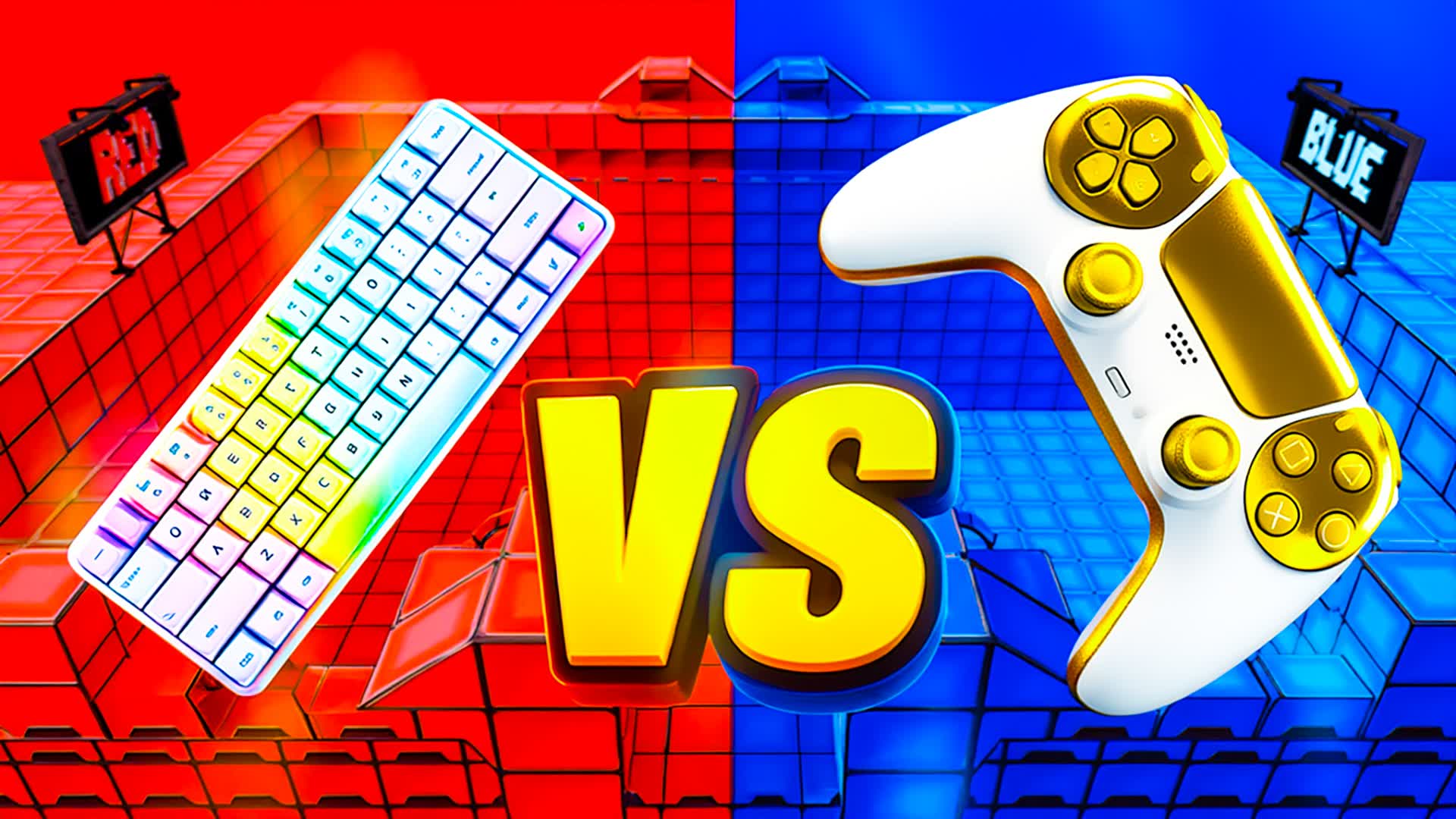 CRAZY CONSOLE🌈RED VS BLUE🔴🔵