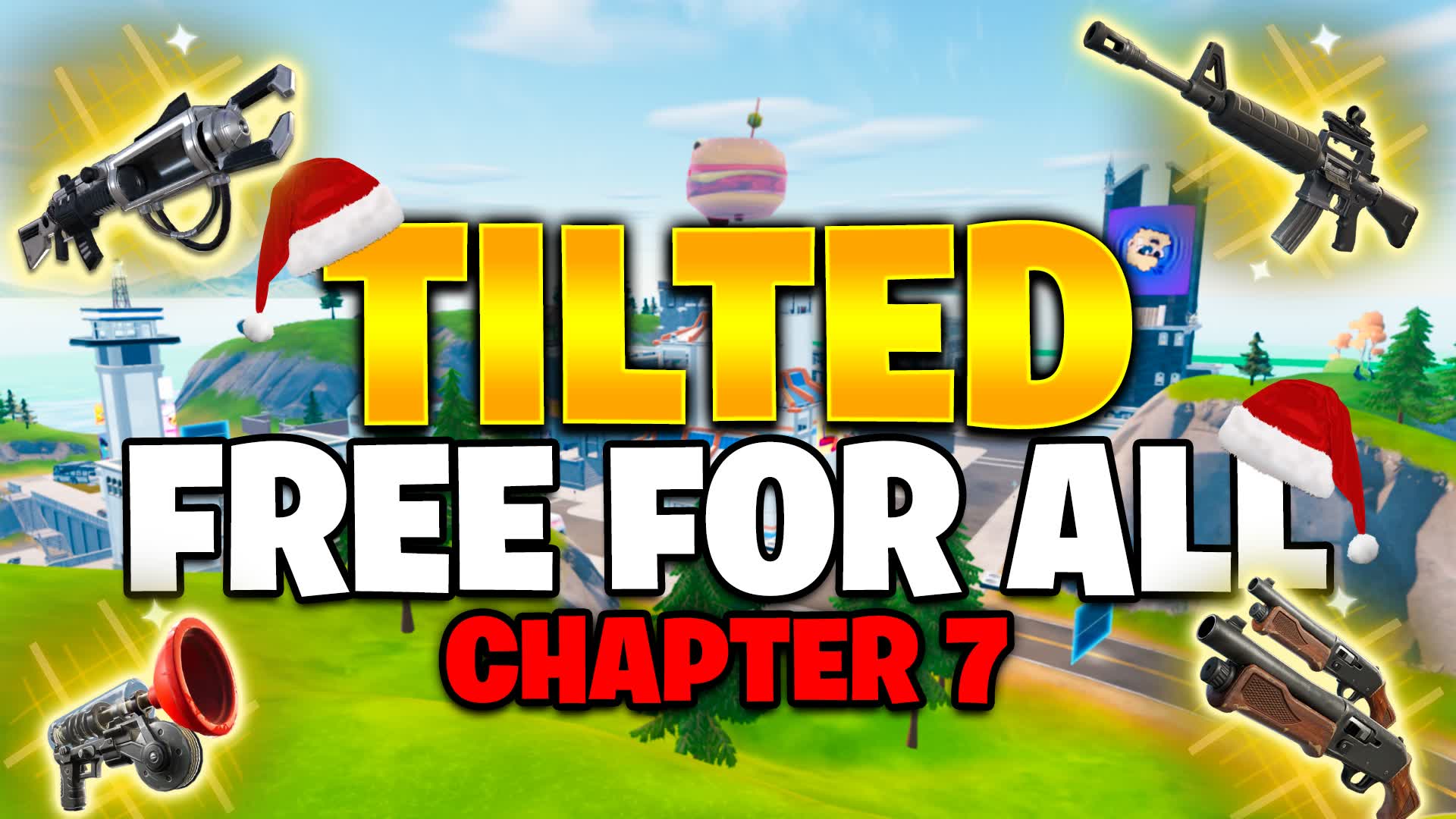 TILTED 1v1v1 GUN GAME ONE SHOT🎯