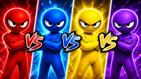Red vs Blue vs Yellow vs Purple