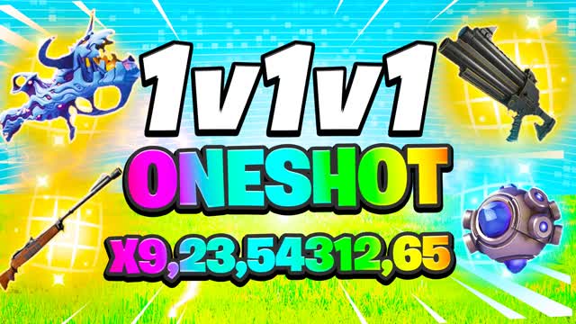 1v1v1 ONE SHOT SNIPER MILLION DAMAGE