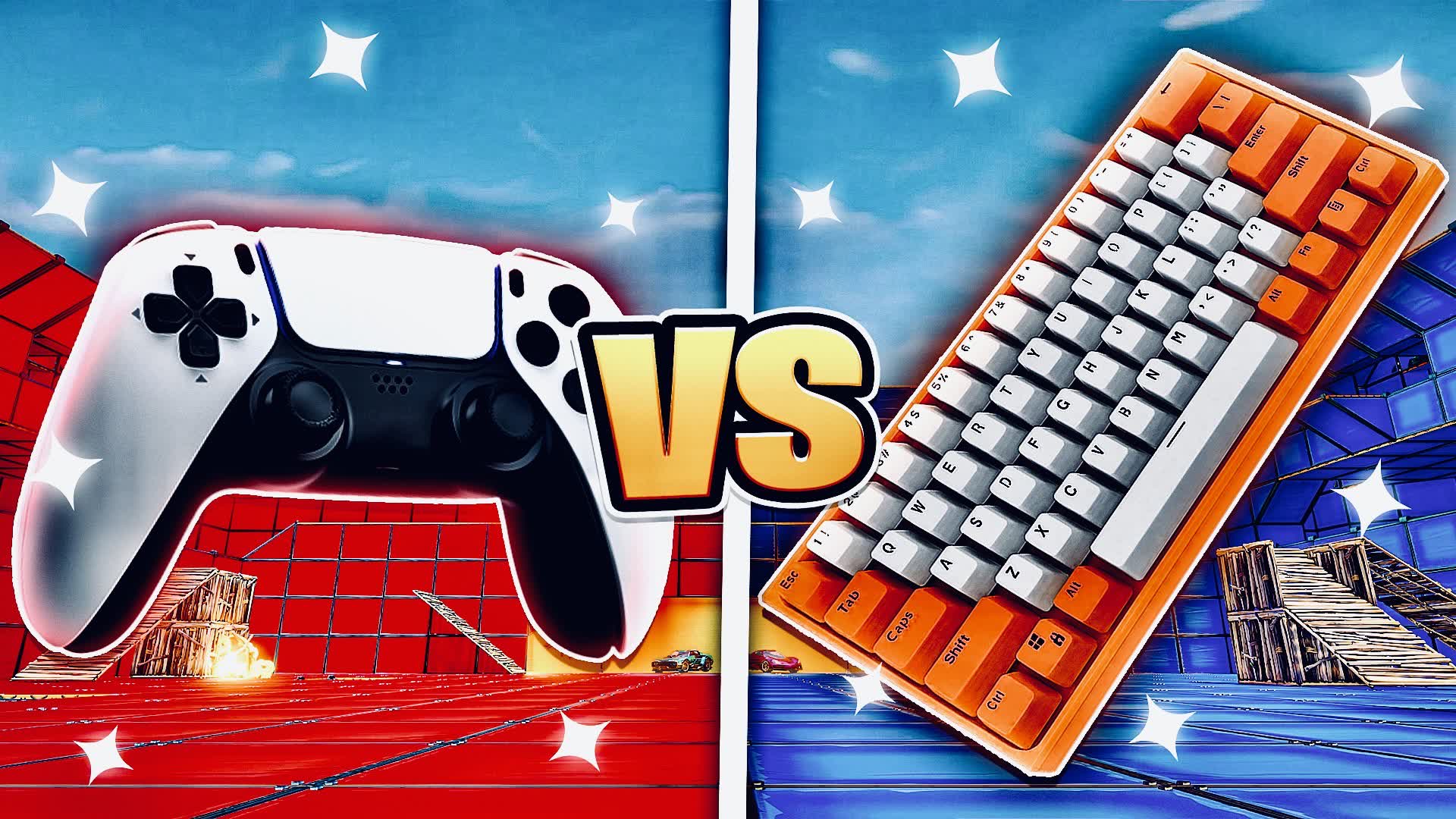 SUPER CONSOLE VS PC⭐️RED VS BLUE🔴🔵