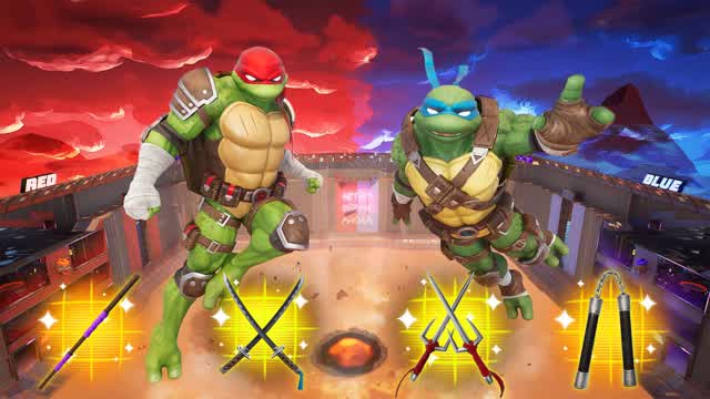 Nitro TMNT: Red VS Blue One Shot🔴🔵