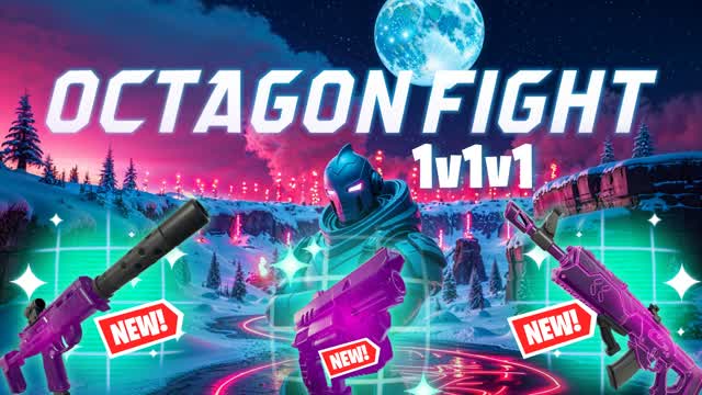 1v1v1 - Octagon Fight