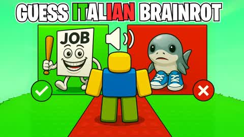 🧠GUESS WHICH BRAIN ROT🧠 OBBY PARKOUR🌈