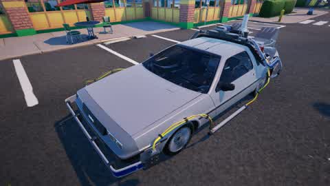 DeLorean Time Machine Back to the Future