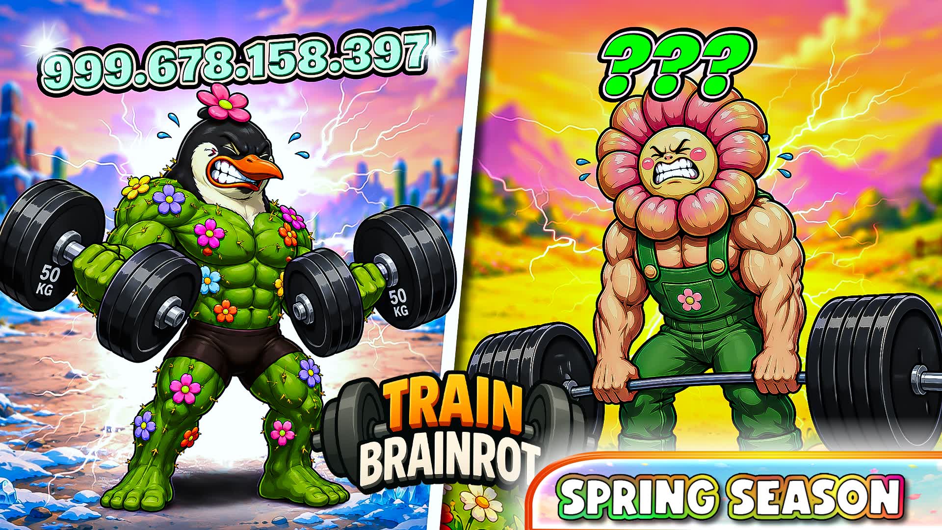 Train Brainrot To Fight - Spring Update