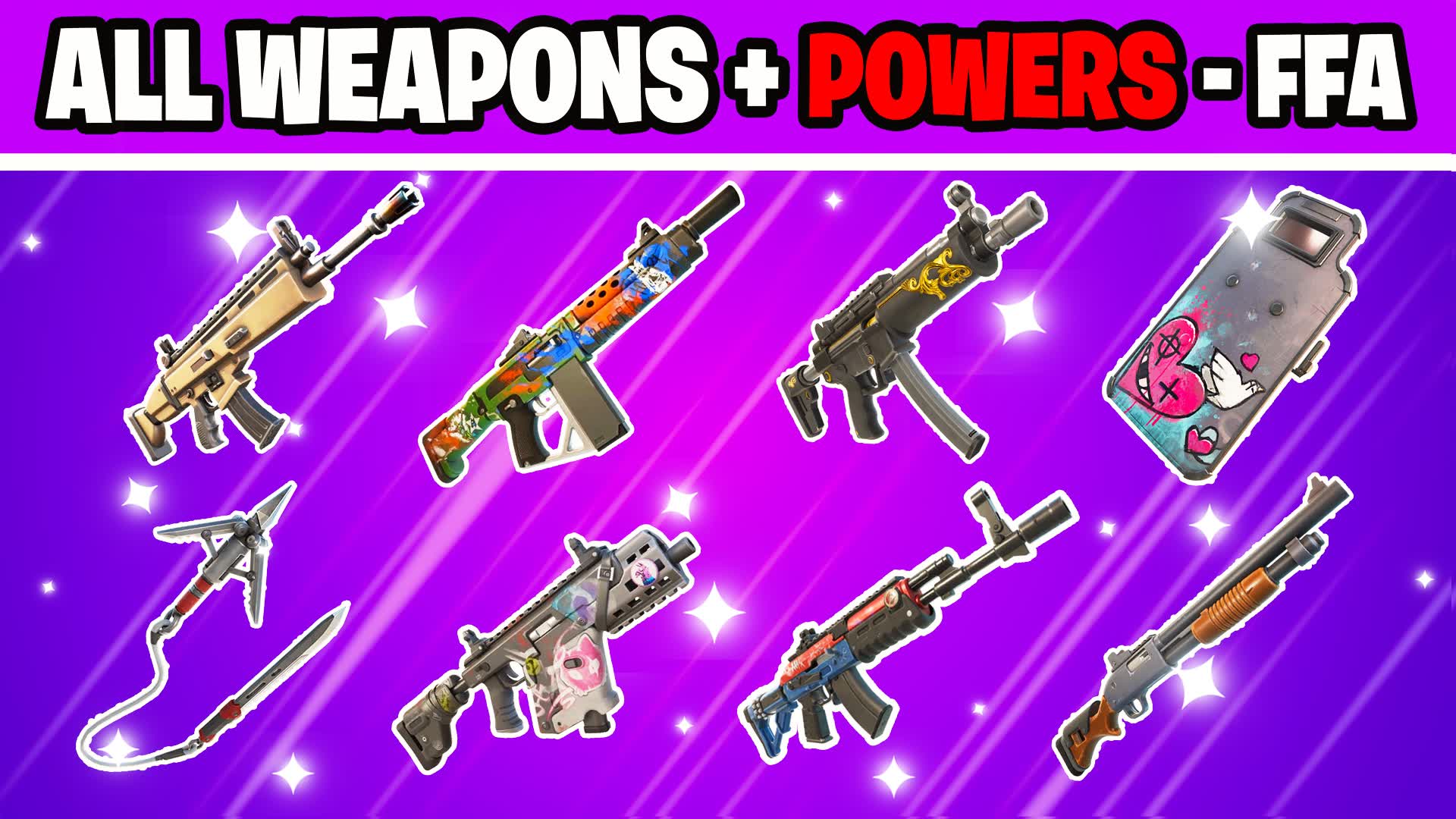 Purchase A Weapon Of Rare Rarity Fortnite 🔥CH5 WEAPONS FFA🔥 1421-7028-7656 by rarity - Fortnite Creative Map Code
